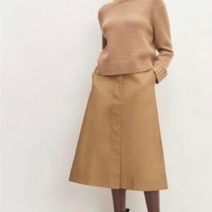 Everlane Cotton A-line Skirt